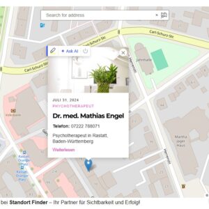 Standort Finder Freischaltung